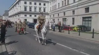 Parada strażacka 