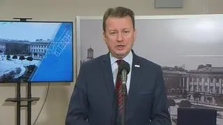 Mariusz Błaszczak o odbudowie pałacu 