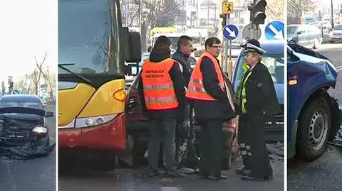 Trzy osoby ranne w wypadku na Ząbkowskiej