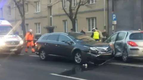 Zderzenie na Rakowieckiej. Toyotą podróżował poseł Platformy