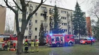 Pożar na Elbląskiej 