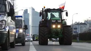 Rolnicy odjechali w asyście policji