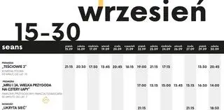 Zaktualizowany repertuar kina Oaza w Otwocku