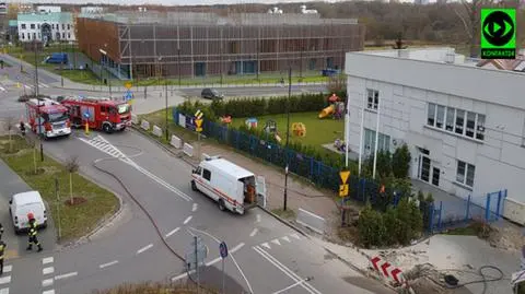Wilanów: pękła rura z gazem. Ewakuacja mieszkańców