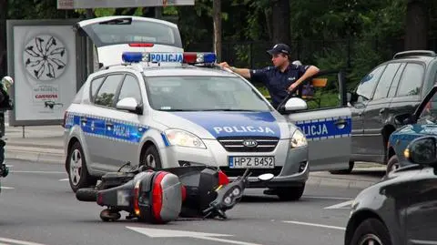 Aleje Ujazdowskie: wypadek skutera