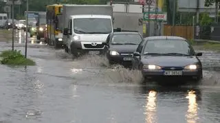 Zalany Wał Miedzeszyński na wysokości Przewodowej