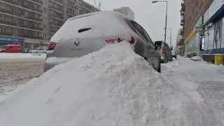 Trudne warunki drogowe na Puławskiej