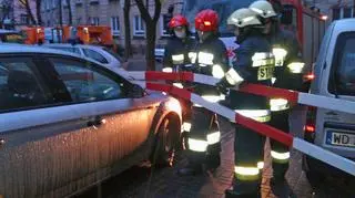 Interweniowała straż pożarna - fot. Tomasz Zieliński/tvnwarszawa.pl