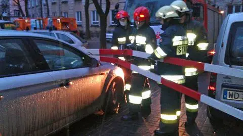 Szlaban przebił samochód i zranił kobietę