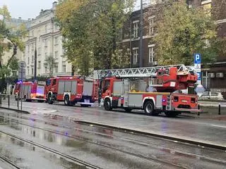 Interwencja służb w budynku MON