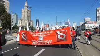 Protest pracowników sądów i prokuratur