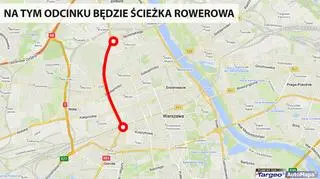 Ścieżka rowerowa będzie miała około 3,5 kilometra