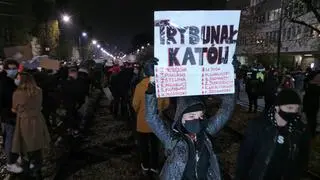 Piątkowy protest na Żoliborzu