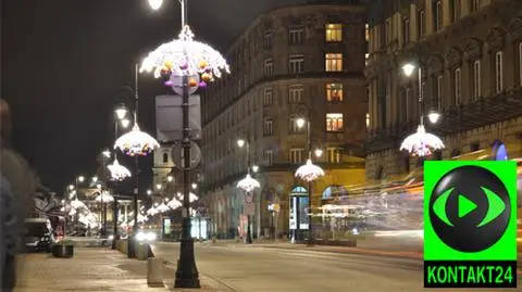 Próba generalna świątecznej iluminacji