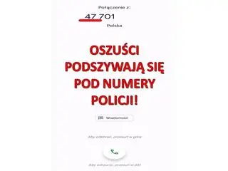 Policyjny komunikat