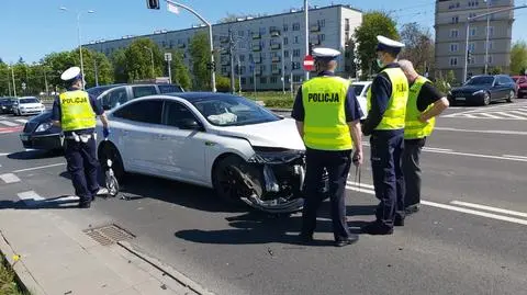 Zderzenie na rondzie Schumana