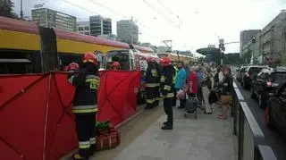 Tramwaj potrącił mężczyznę na Marszałkowskiej