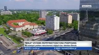 Prezydent podpisał "małą" ustawę reprywatyzacyjną