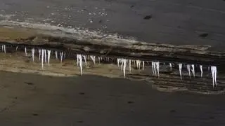 Sople nad jezdnią Trasy Łazienkowskiej