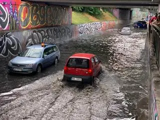 Zalany tunel na Cierlickiej