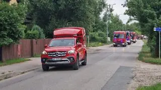 Akcja straży pożarnej w miejscowości Stanisławów Pierwszy