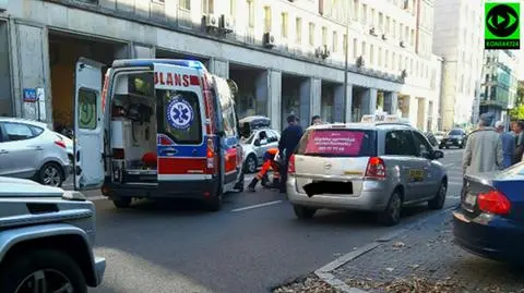 Wypadek na Kruczej. Były duże utrudnienia