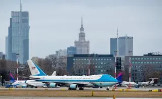 Prezydencki boeing 747 na Lotnisku Chopina