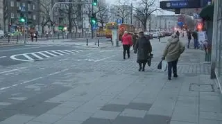 Rozmyta ścieżka na Targowej