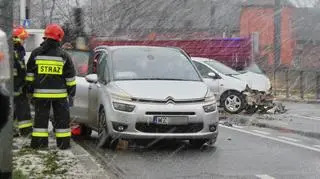 Wypadek na Targówku