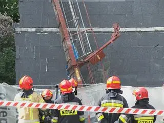 Wypadek budowlany na Ochocie