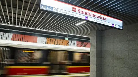 Utrudnienia w metrze. Pociągi nie dojeżdżały na Bródno