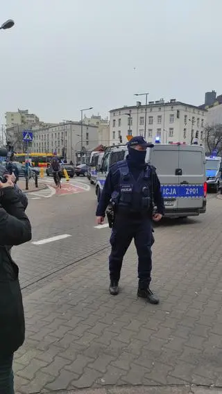 Protest w siedzibie PiS