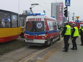 Tramwaj potrącił pieszego