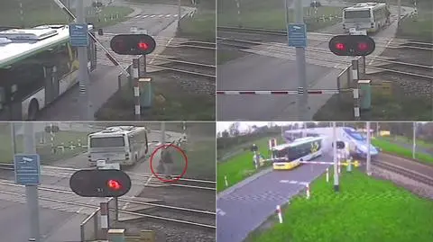 Centymetry od tragedii. Wjechał na tory i machał do maszynisty pendolino