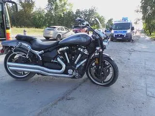 Motocyklista trafił do szpitala