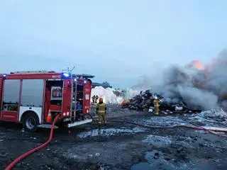 Pożar w miejscowości Nowy Modlin 