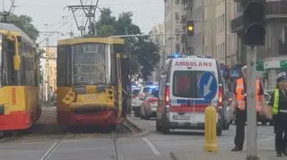 Zderzenie tramwajów na Puławskiej