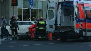 Wypadek na ul. Marszałkowskiej