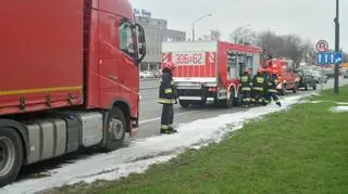 Wyciek ropy na Puławskiej