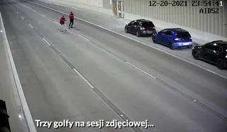 Sesja zdjęciowa w tunelu POW 