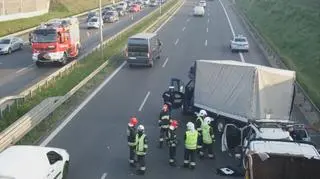 Poważny wypadek na trasie S8