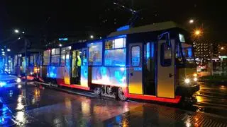 Tramwaj potrącił pieszą na przejściu