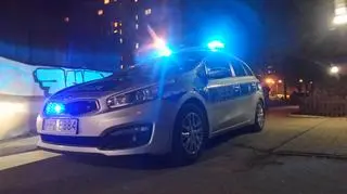 Policja przy ul. Szobera