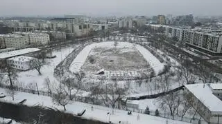 Tor kolarski i hala sportowa dawnego klubu Orzeł