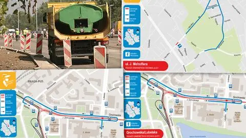 Budowa metra, remonty dróg i torów. Utrudnienia w kilku dzielnicach