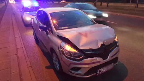 Wypożyczył auto, spowodował kolizję. Był pijany