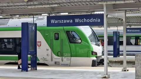 Uszkodzona sieć trakcyjna. Były utrudnienia na stacji Warszawa Wschodnia