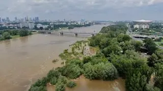 Poziom wody w Wiśle jest coraz wyższy