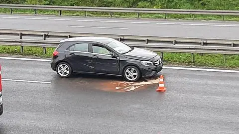 Zderzenie na S8 w Michałowicach. Utrudnienia w kierunku Warszawy 