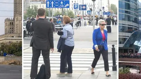 Na trzy godziny zamknęli Złote Tarasy i Emilii Plater